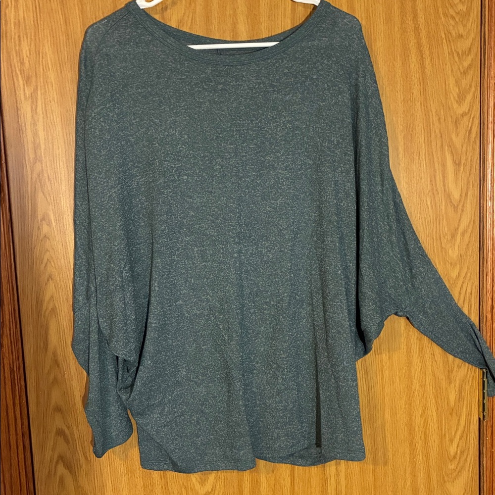 Maurices 24/7 Heather Green Top